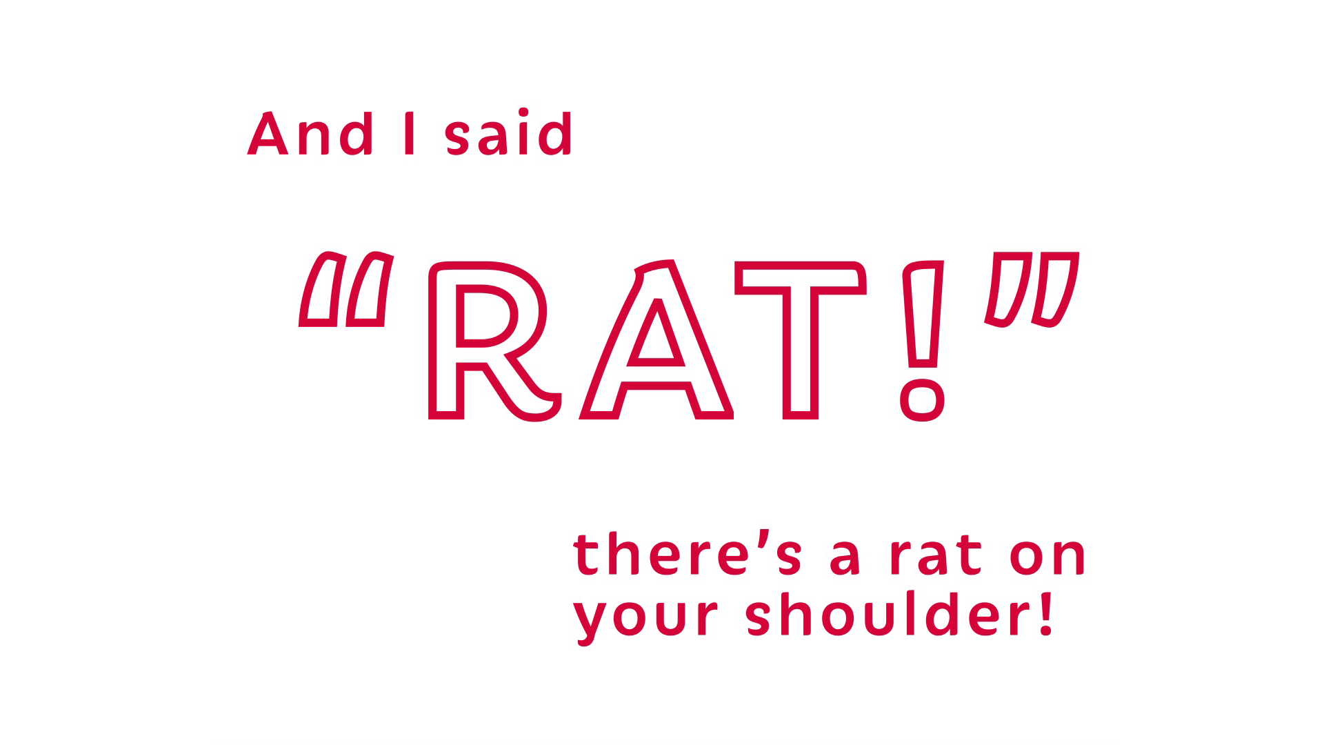 Liberty, Punks and Rats